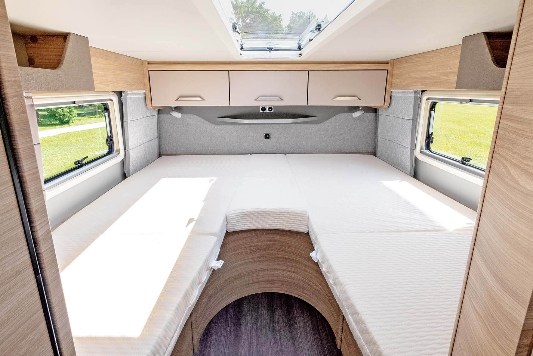 Längsbetten im Knaus Van TI