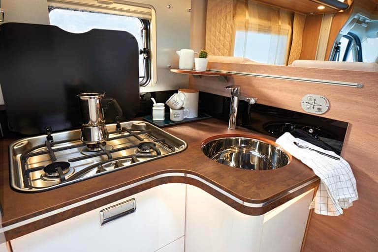 Kochbereich im Cosmo von Laika