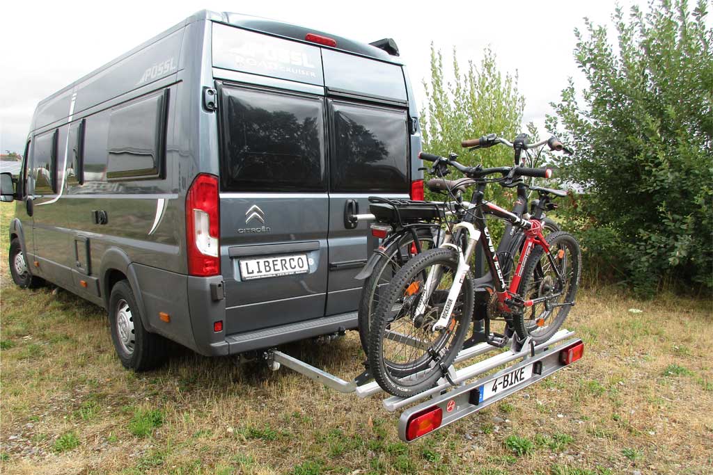 Liberco 4-Bike Fahrradträger ausgezogen