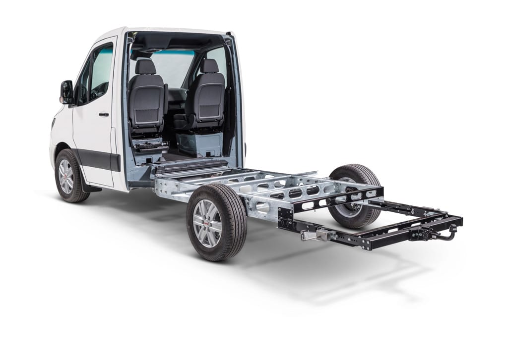 Al-Ko-Chassis für Mercedes Benz Sprinter-Front