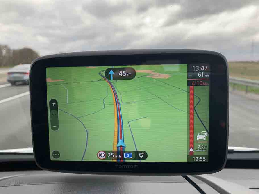 TomTom Go Camper, Lesertest, Navi, Navigationsgerät