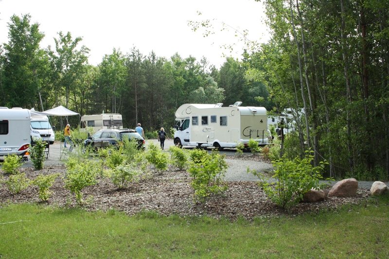 Wohnmobil-Camp des See- und Waldresorts Gröbern