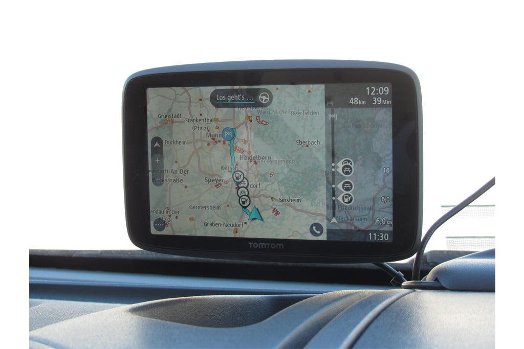 TomTom Go Camper, Lesertest, Navi, Navigationsgerät
