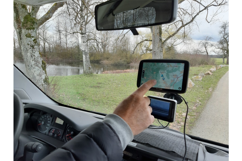 TomTom Go Camper, Lesertest, Navi, Navigationsgerät