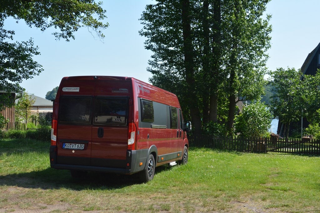 Malchow Stellplatz am Segelverein