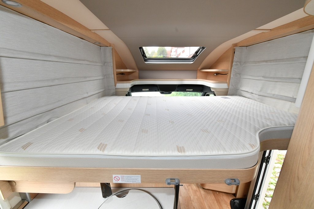 Praxistest Hymer B-Klasse MC T600 Hubbett