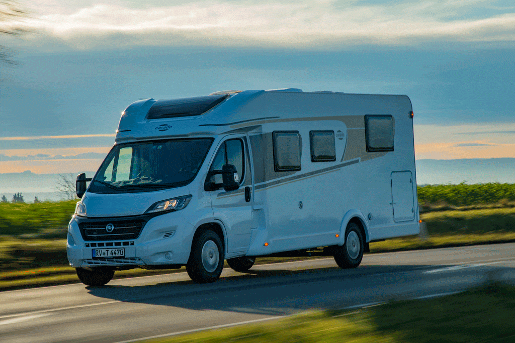 Der Carado T447 in Action