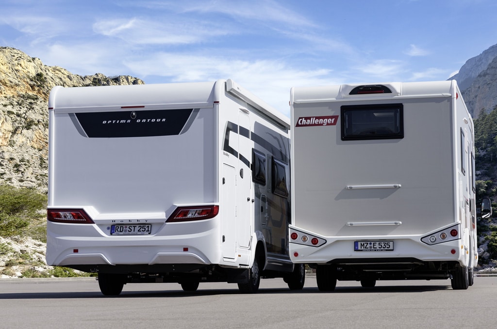 Challenger 380 Graphite Edition und Hobby Optima Ontour T 65 HKM im Vergleichstest