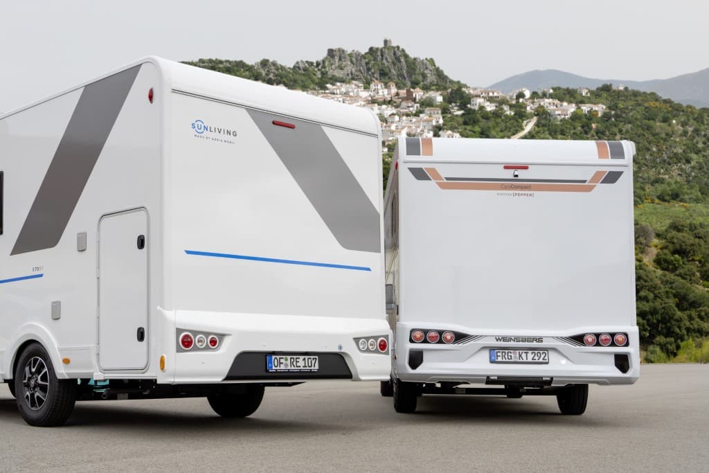 Weinsberg CaraCompact Pepper 600 MEG und Sun Living S 70 SP X-TRA