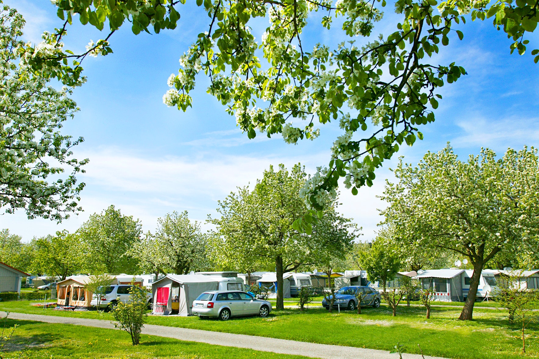 Campingplätze in Europa: Camping Wirthshof, Deutschland. Traumhaft im Hinterland des Bodensees gelegener, engagiert und familiär geführter, komfortabler Platz.