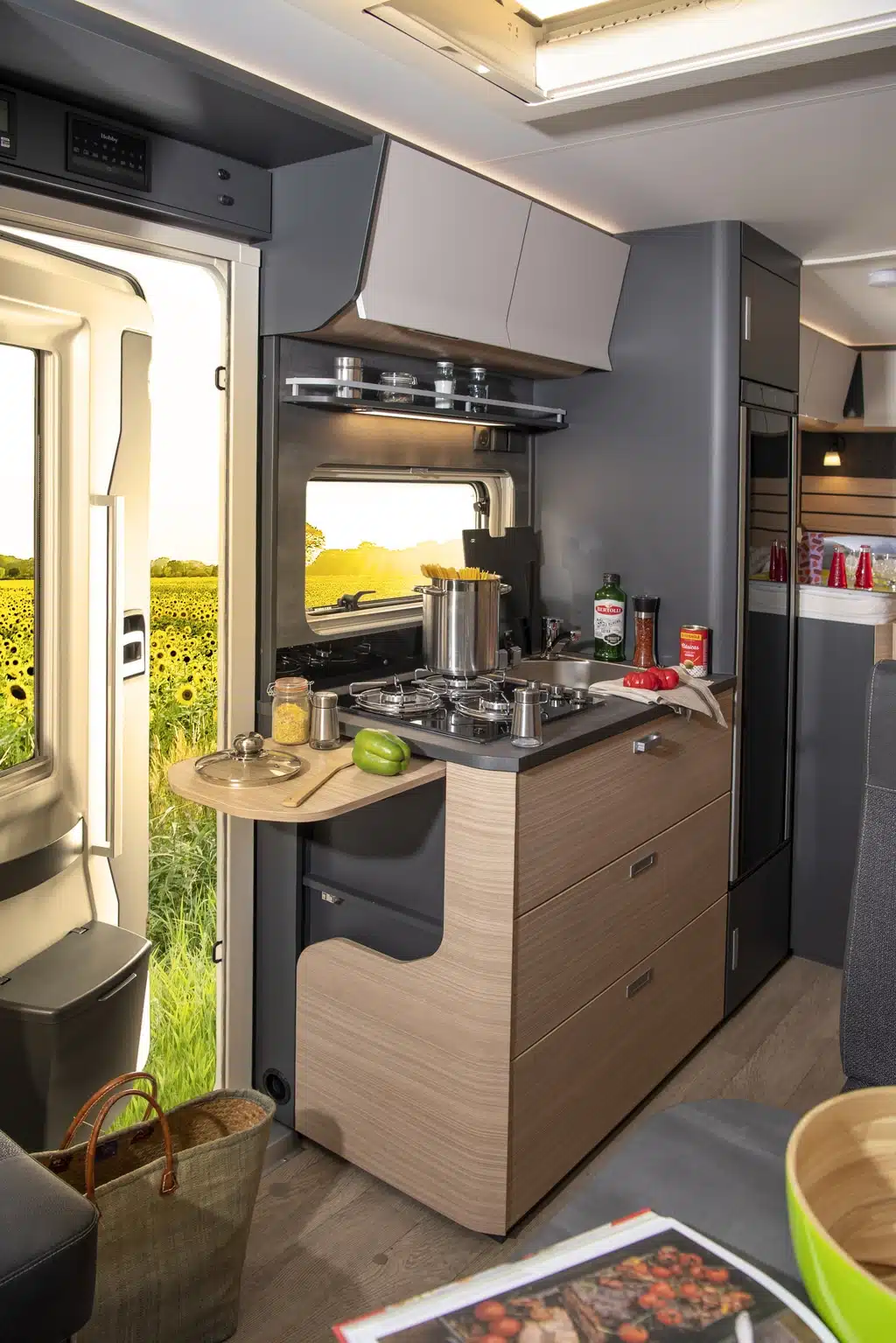 Küche im Hobby Optima de Luxe T65 GE