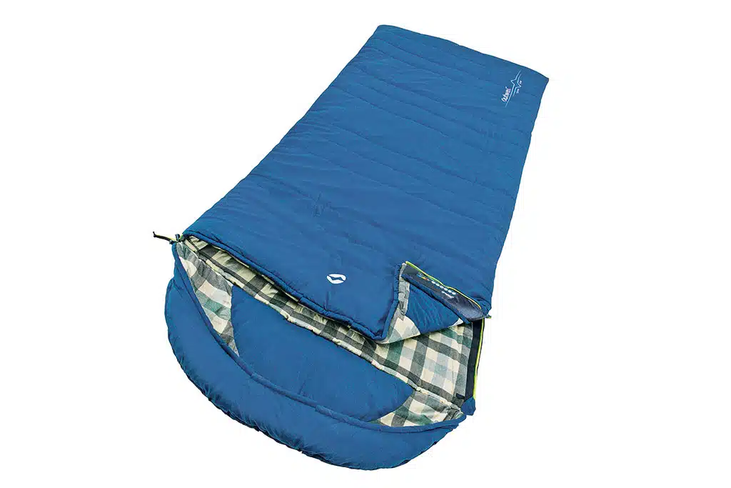 Blauer Deckenschlafsack Camper Lux von Outwell