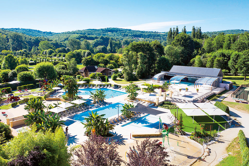 Camping le paradis, Dordogne, Frankreich