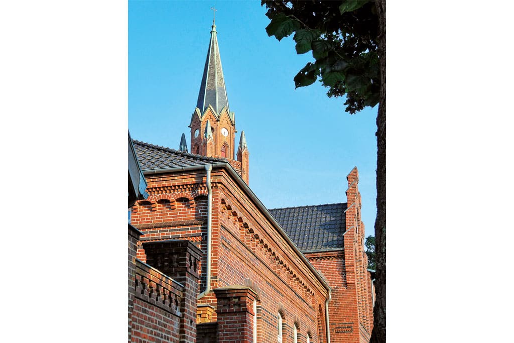 Kirche aus Backstein