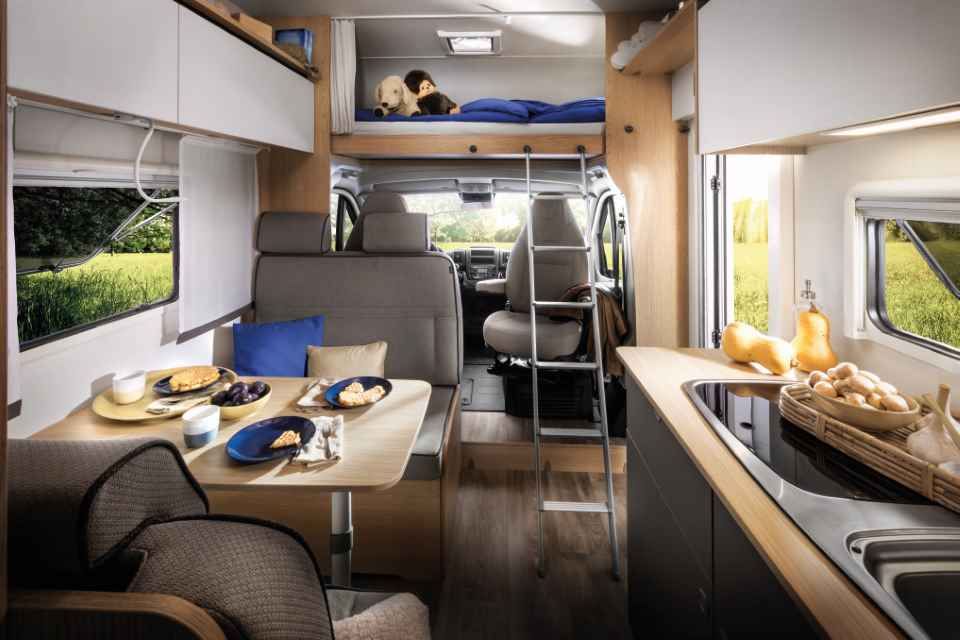 Wohnraum im Wohnmobil