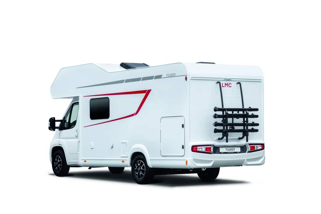 Seiten- und Rückansicht des LMC Tourer A 690 G