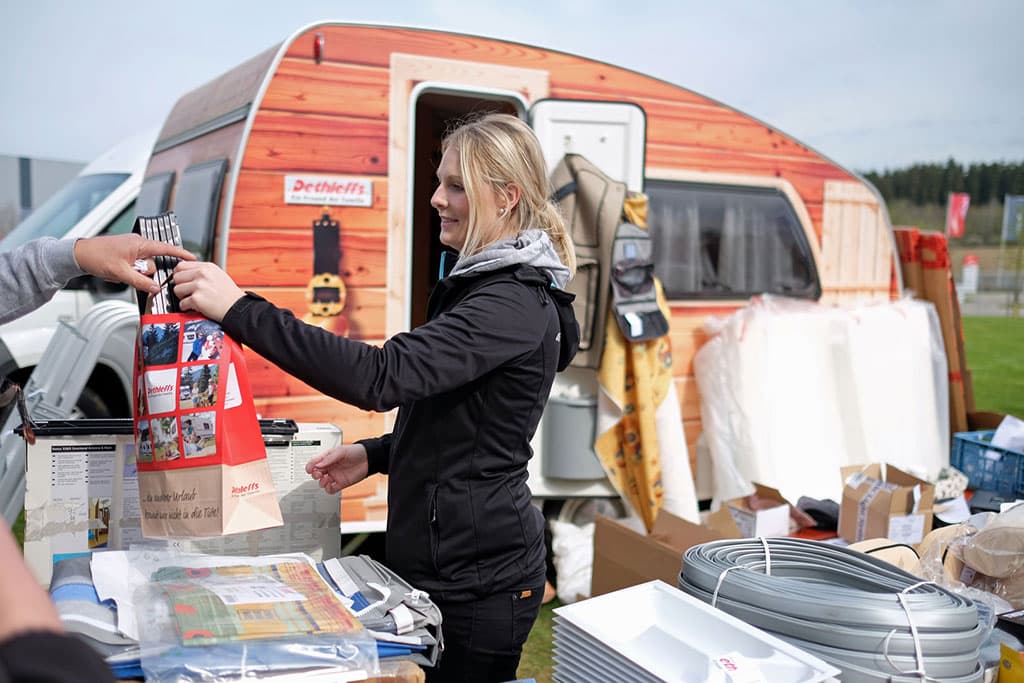 Camping-Flohmarkt im Erwin Hymer Museum