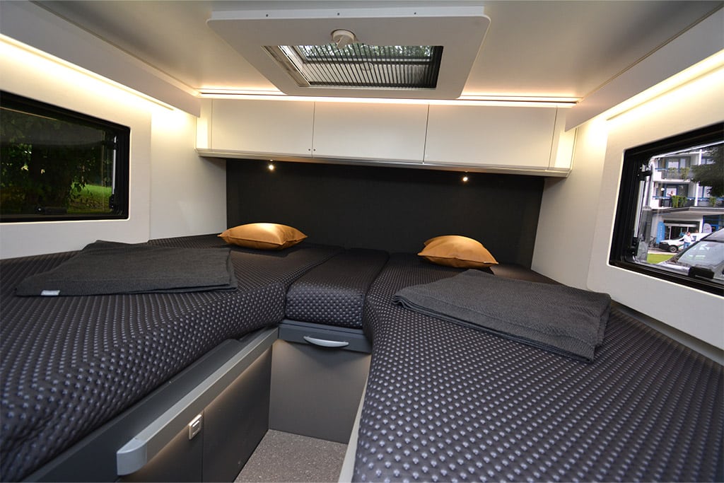 Adria-Compact-Max-DL Einzelbetten im Heck