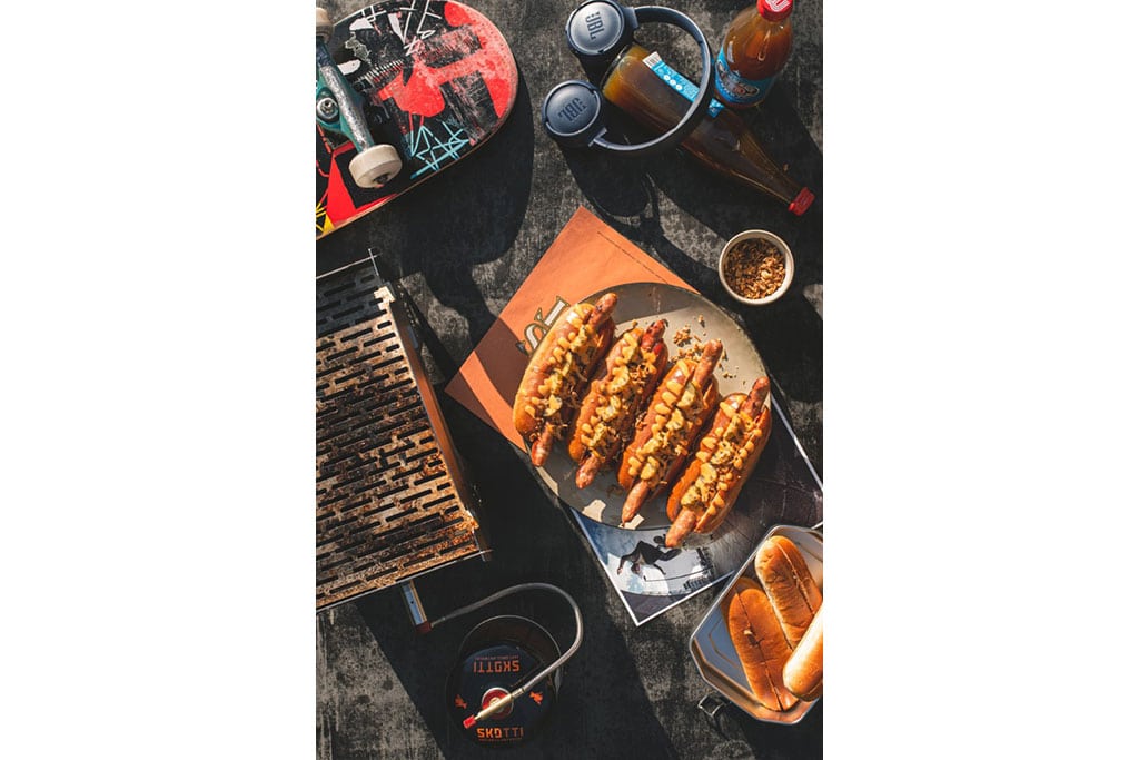 Gegrillte Lebensmittel