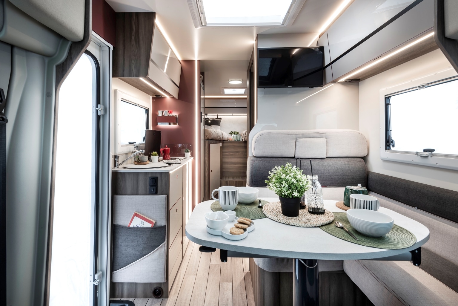 Reisemobil-Wohnbereich