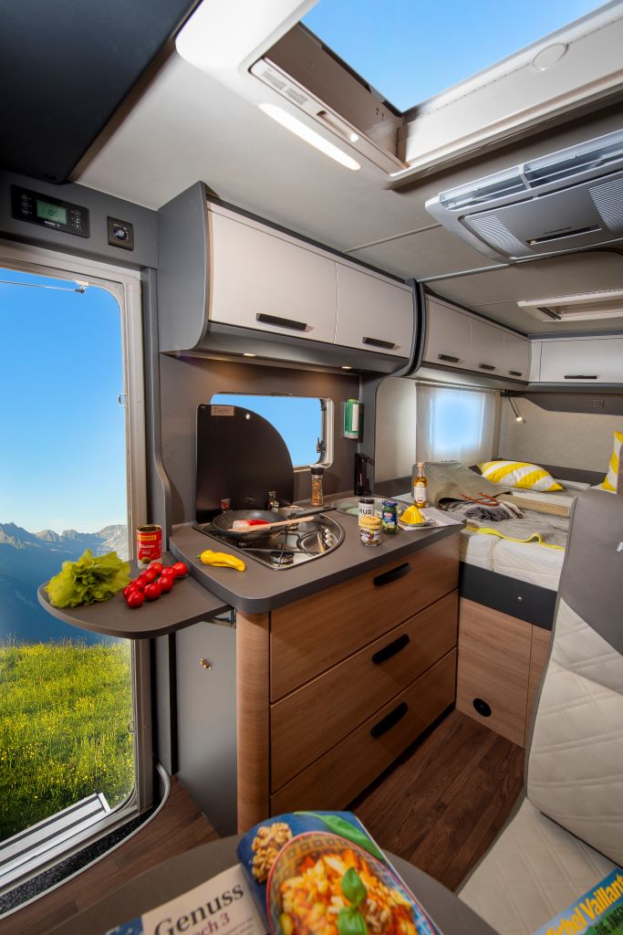 Küchenblock im Wohnmobil