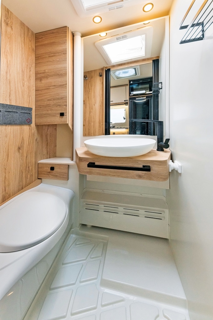 Das Bad des Eura Mobil Xtura