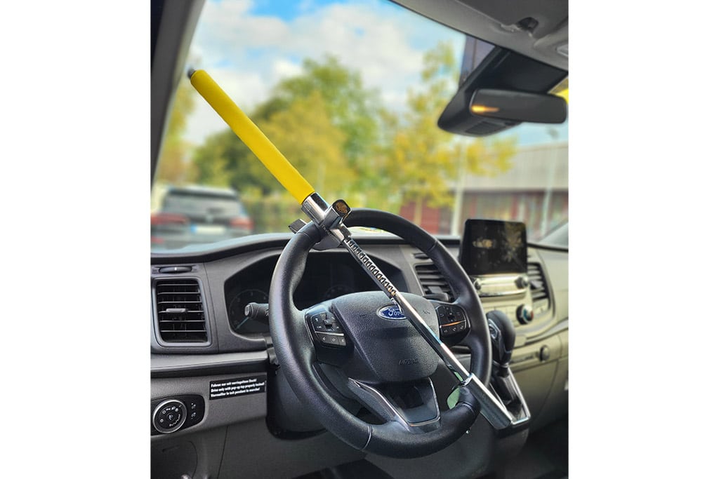 Diebstahlschutz durch Lenkradsperre