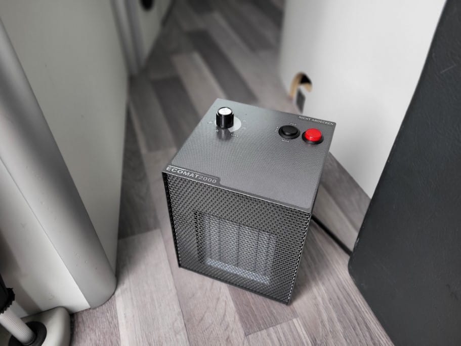 Ecomat 2000 classic: Heizlüfter im Camper im Einsatz