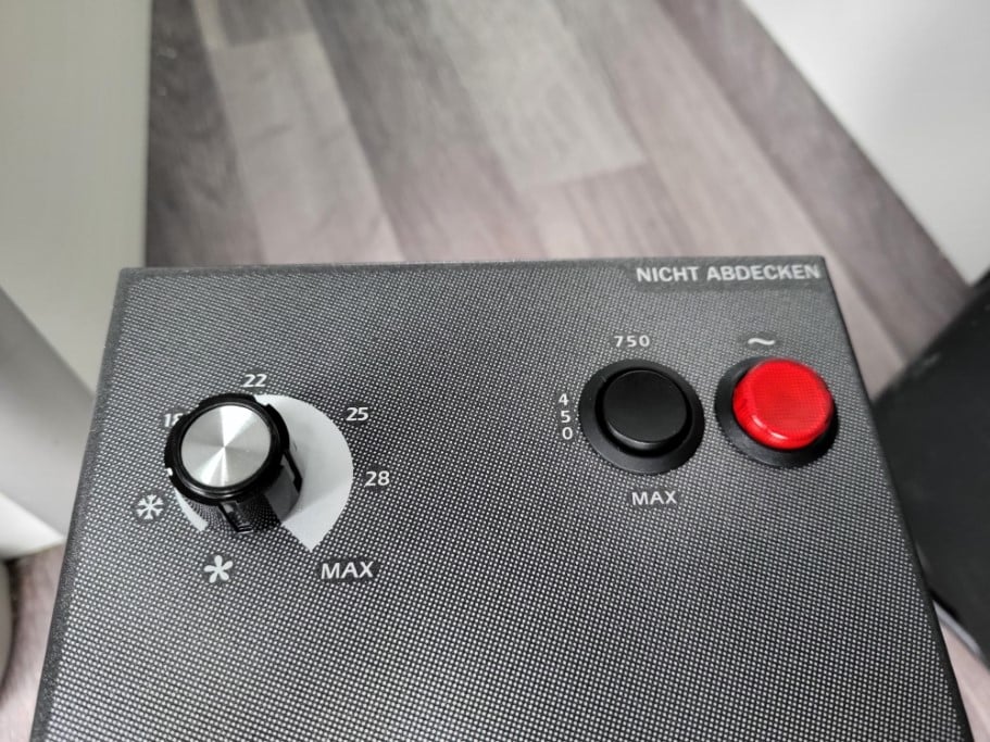 Ecomat 2000 classic: Heizlüfter im Camper im Einsatz