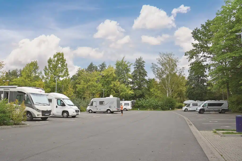 Lueneburger Heide: Stellplatz am Kurpark Bad Bevensen