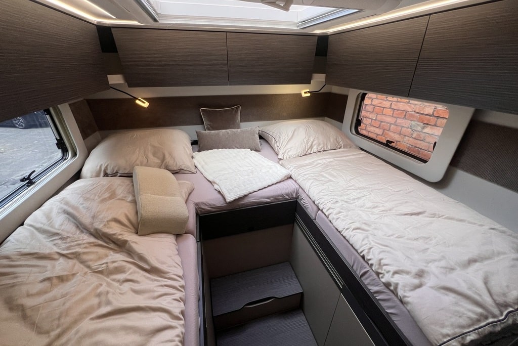 Einzelbetten im Wohnmobil
