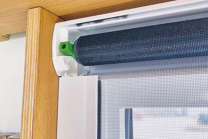 Lamella-Sonnenschutzsysteme-Doppelrollo