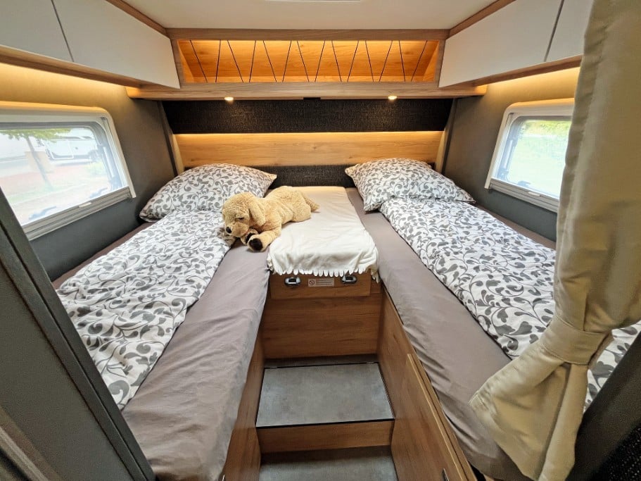 Dethleffs XL Family I Einzelbetten im Heck