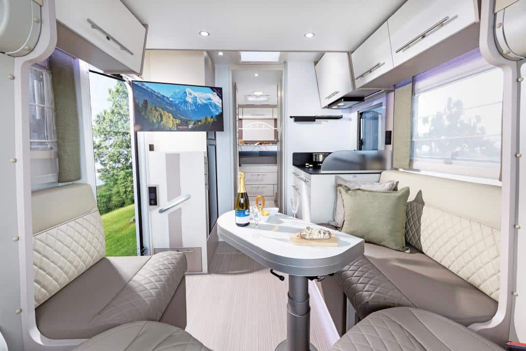 Wohnraum im Wohnmobil