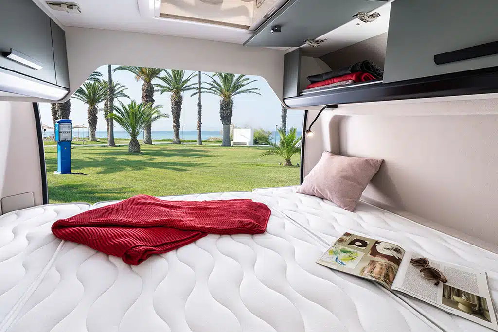 Heckbett im Campervan