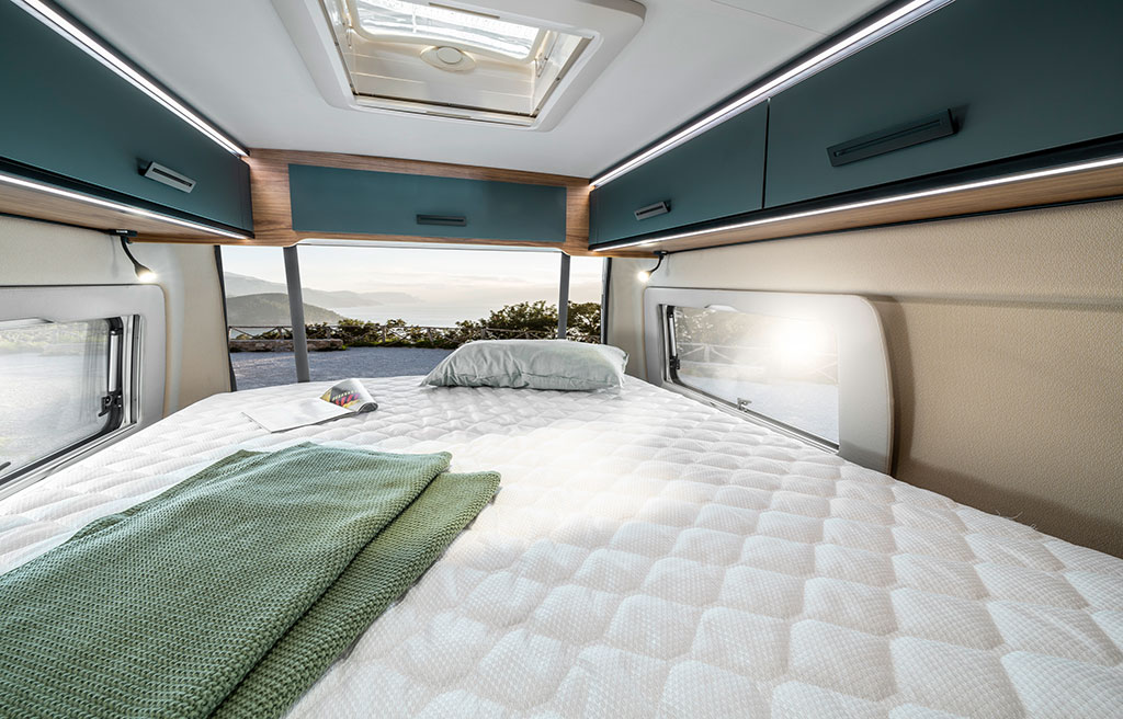 Heckbett im Campervan