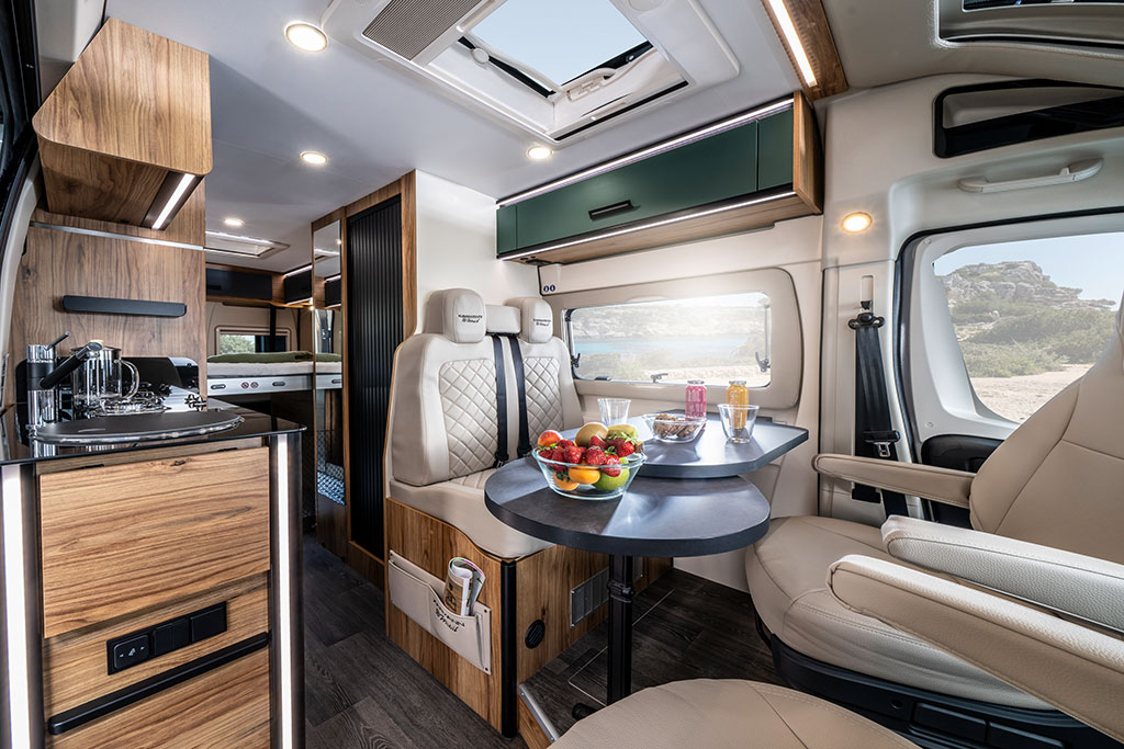 Wohnraum im Campervan