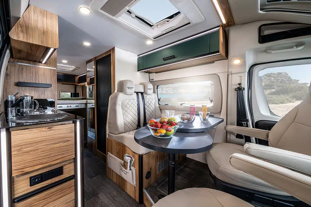 Wohnraum im Campervan