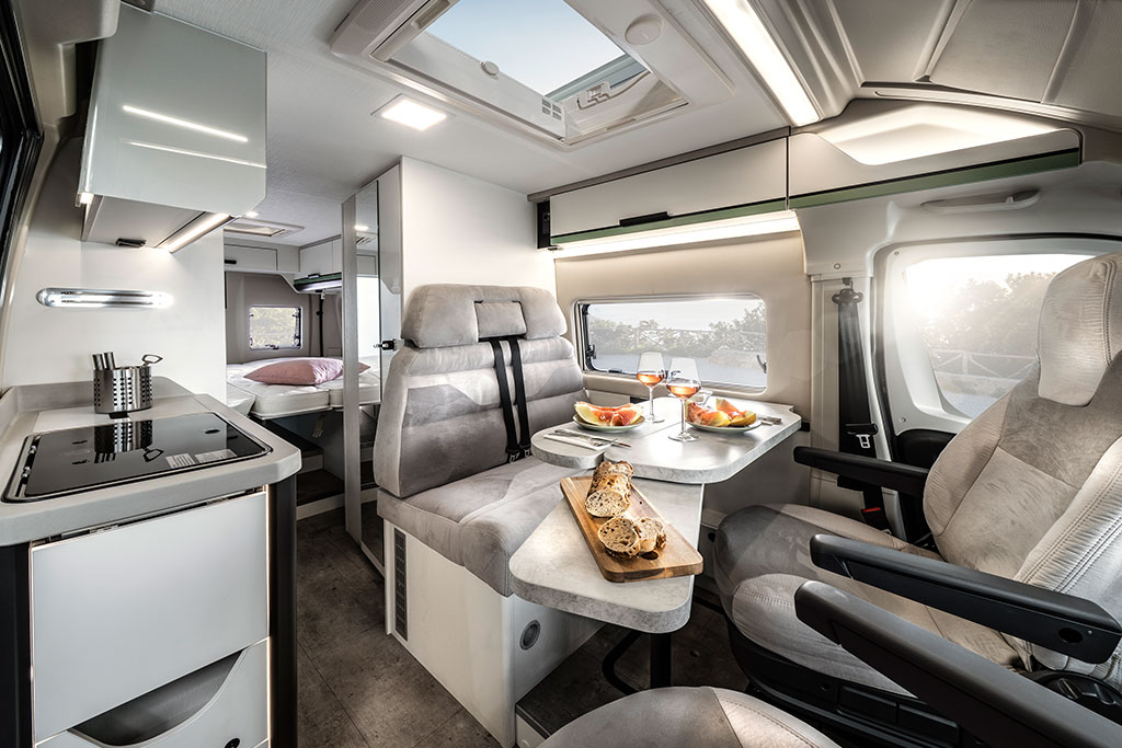 Wohnraum im Campervan
