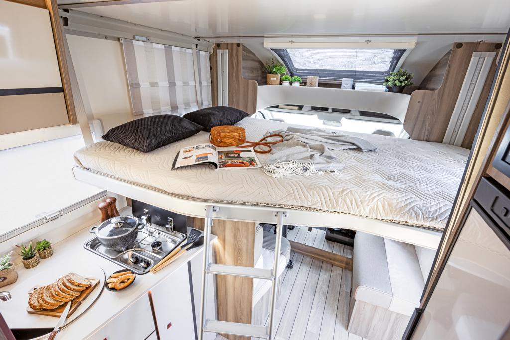 Hubbett im Wohnmobil
