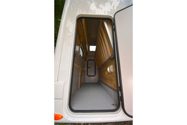 Heckstauraum im Wohnmobil