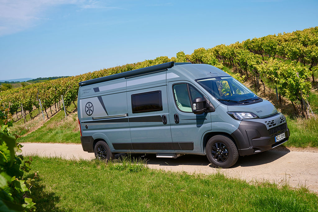 Hellgrauer Campervan