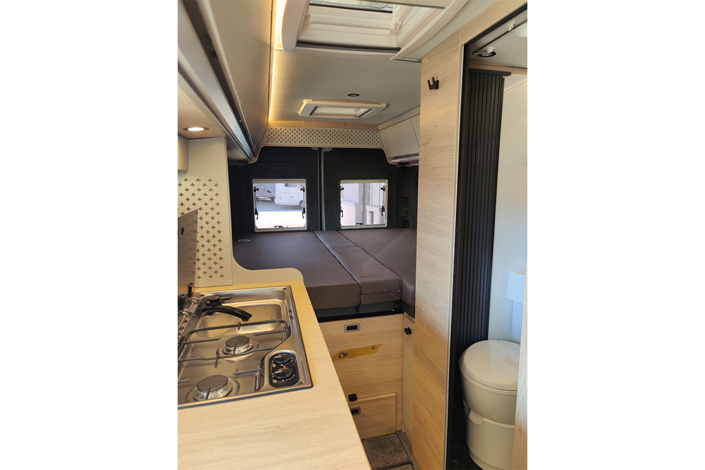 Küche im Campervan