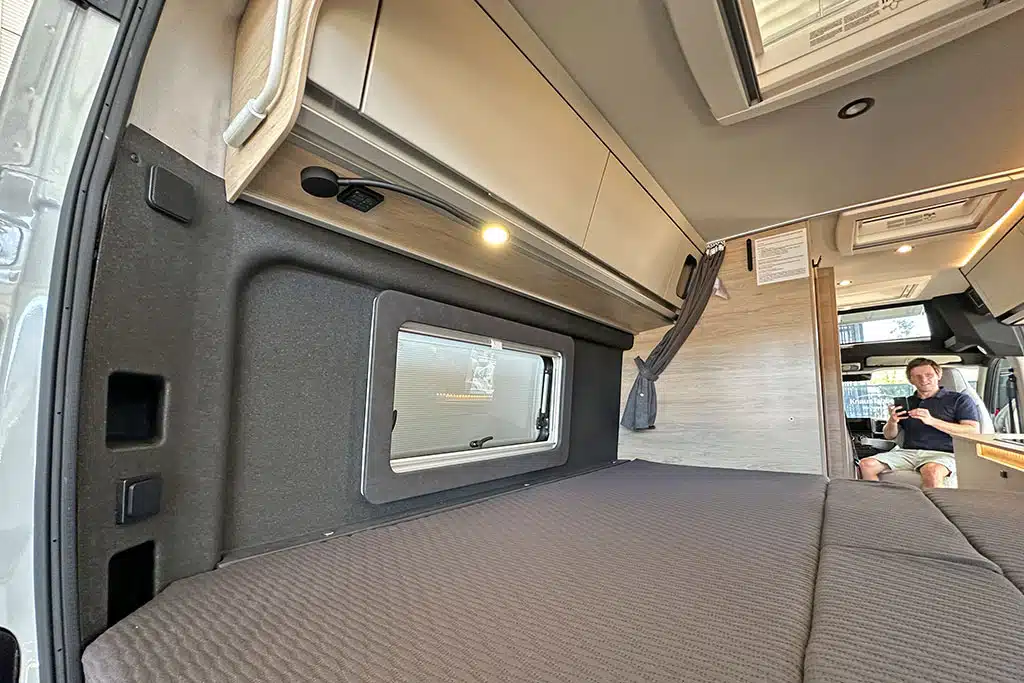 Hubbett im Campervan