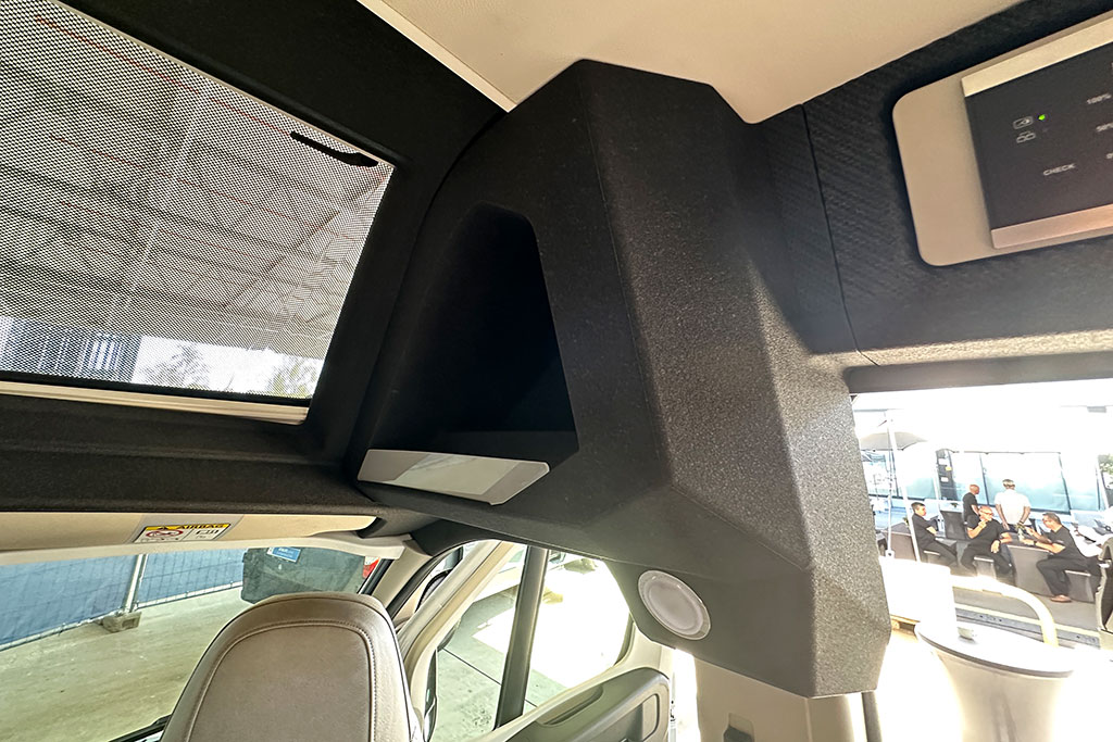 Ausschnitt Wohnraum im Campervan