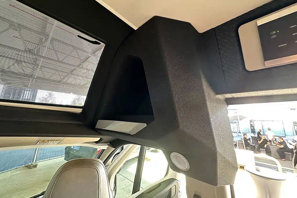 Ausschnitt Wohnraum im Campervan