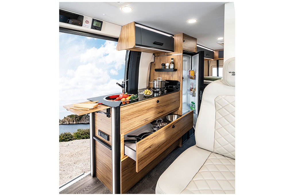 Küchenmodeul im Campervan