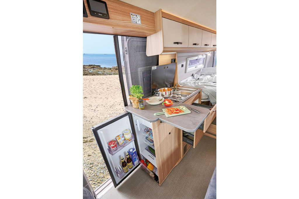 Küchenblock im Campervan