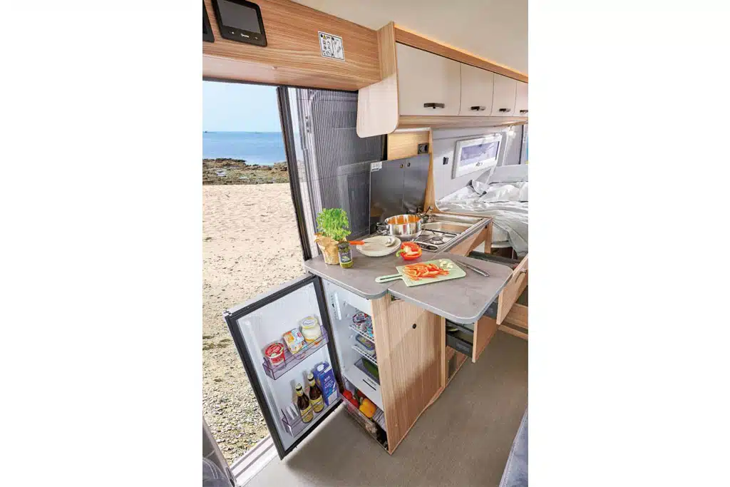 Küchenblock im Campervan