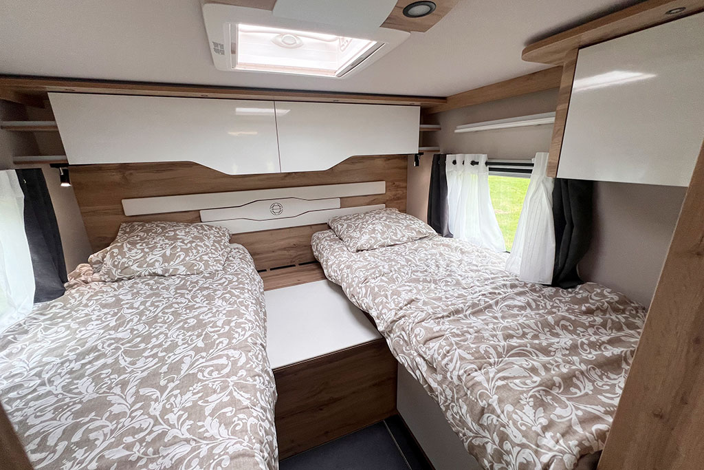 Einzelbetten im Wohnmobil